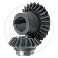 Zestaw kół zębatych kosiarek rotacyjnych Deutz Fahr (Kverneland) Koła stożkowe / zestawy zestaw składa się z 16609867 (27 zębów) i 16621988 (21 zębów
