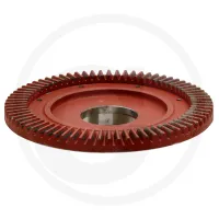 Koło talerzowe Kuhn Ø 285 mm, wysokość 52 mm  72 zębów, 8 otworów M8  pojedyczne łożyskowanie, gniazdo łożyska Ø 85 mm