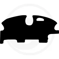 Mata podłogowa, welurowa Maty podłogowe   John Deere Akcesoria do kabin