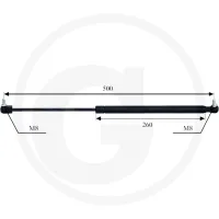 Sprężyna gazowa drzwi Ursus MF 4512 / 4514