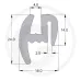 Uszczelka szyby Ursus MF C-385 i pochodne
