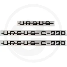 AGTECH 656NC330 — Naklejka na maskę Ursus C-330 komplet <br> Ursus MF C-330
