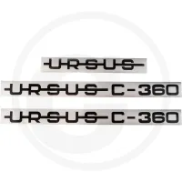 Naklejka na maskę Ursus C-360 komplet Ursus MF C-360