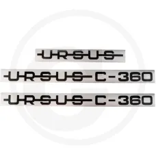 AGTECH 656NC360 — Naklejka na maskę Ursus C-360 komplet Ursus MF C-360
