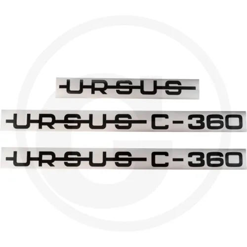 Naklejka na maskę Ursus C-360 komplet Ursus MF C-360