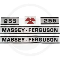 AGTECH 656NMF255 — Naklejka na maskę Massey Ferguson MF255 Massey Ferguson MF255 Ursus MF MF 235 / ...