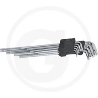 Klucze torx wygięte 9 el. Narzędzia