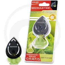 MAXMASTER 65931483 — Zapach samochodowy STRONG GREEN TEA + Zapas Kosmetyki samochodowe