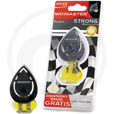 MAXMASTER 65931484 — Zapach samochodowy STRONG BLACK + Zapas Kosmetyki samochodowe