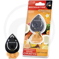 MAXMASTER 65935579 — Zapach samochodowy STRONG TROPIC FRUITS + ZAPAS Kosmetyki samochodowe