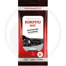 MAXMASTER 65936119 — Chusteczki nawilżane do kokpitu antystatyczne bez połysku Kosmetyki samochodowe
