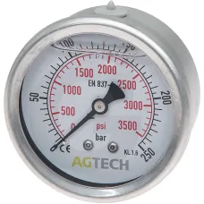 AGTECH 66785000420 — Manometr glicerynowy Aparatura kontrolno-pomiarowa