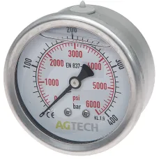 AGTECH 66785000421 — Manometr glicerynowy Aparatura kontrolno-pomiarowa