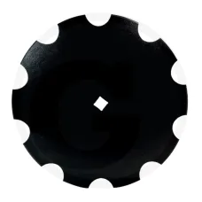  1804700034 — Talerz brony talerzowej Unia do montażu na wale czworokątnym ząbkowany, 560 x 4 ...
