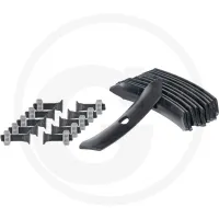 Redliczka jednootworowa komplet ze śrubą i nakrętką M10x35 mm 8.8 Agregaty