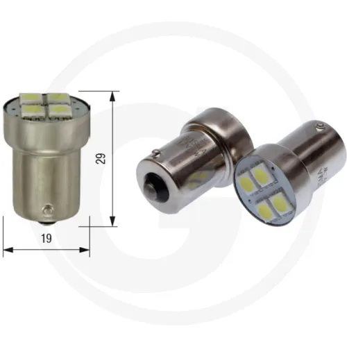 Żarówka LED 12V 4XSMD 5050 LED BA15S Oświetlenie