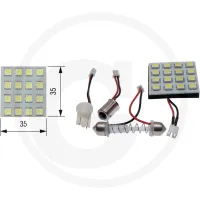 Żarówka LED 12V 16xSMD 5050 LED PLATE Oświetlenie