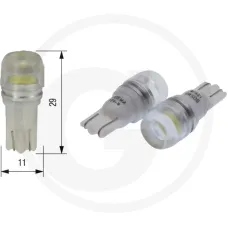 BOSMA 693B4014 — Żarówka LED 12V 1xSMD 7080 LED T10 WIDE VIEWING Oświetlenie