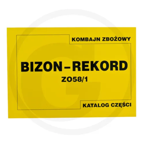 Katalog kombajn zbożowy Bizon Rekord Z-058/1 Wyposażenie ciągników Kabina i akcesoria