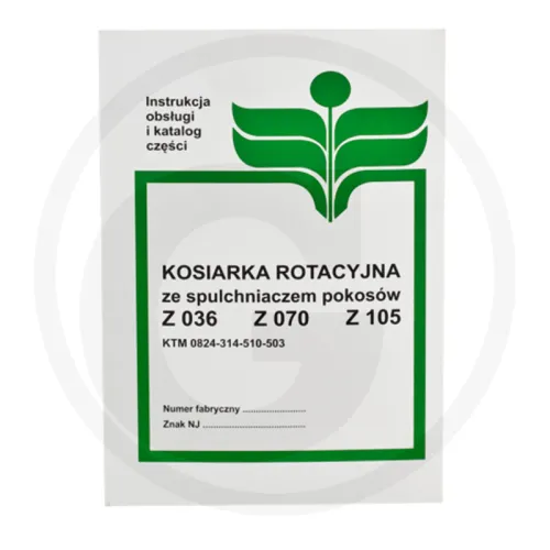 Katalog kosiarka Z-036 / Z-070 / Z-105 Wyposażenie ciągników Kabina i akcesoria