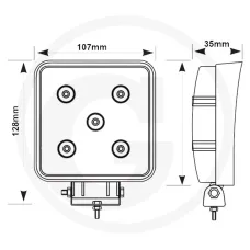 AGTECH 693LED2204 — Lampa robocza LED Oświetlenie