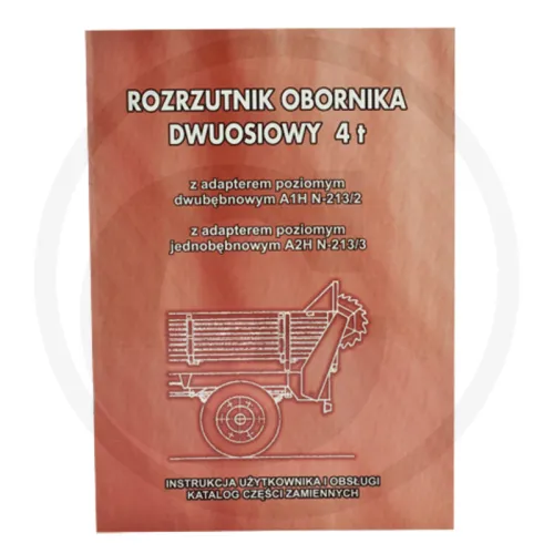 Katalog rozrzutnik obornika A1HN-213/2 / A2HN-213/3 4 tony Wyposażenie ciągników Kabina i akcesoria
