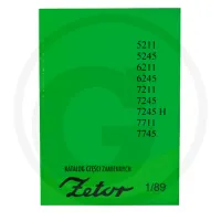 Katalog ciągnik Zetor 5211 - 7745 Wyposażenie ciągników Kabina i akcesoria