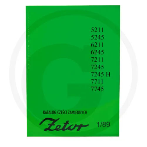 Katalog ciągnik Zetor 5211 - 7745 Wyposażenie ciągników Kabina i akcesoria