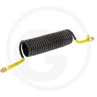 przewod pneum. spiral.M16 czarny poliuretanowy 5m Przyczepa rolnicza Przyczepa D-35 / D-47 / D-50 / D-83