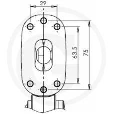 GRANIT 70788025 — Lampa wielofunkcyjna przednia-tylna strona lewa Oświetlenie obrysowe
