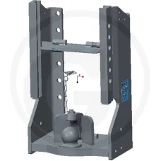 Sauermann 711482511 — Rama zaczepowa System Sauermann długość 7100 mm, System 80, HS 4825-SDF-KU-71 Bl...