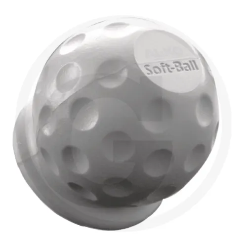 Soft-Ball, biało-aluminiowy, sztuka Sworznie kulowe K50 Osłona do głowic kulowych 50 mm