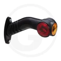 Lampa obrysowa LED PRO-SUPERPOINT III, NOWA WERSJA, kabel 1,75 m, 12/24 V, elastyczne ramię montażowe, ADR, R10 Oświetlenie obrysowe