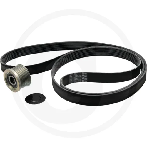 Zestaw z paskiem John Deere  6110, 6210, 6310, 6410, 6510, 6610, SE6110, SE6210, SE6310, SE6410, SE6510, SE6610, 6120, 6220, 6320, 6420, 6520, 6620