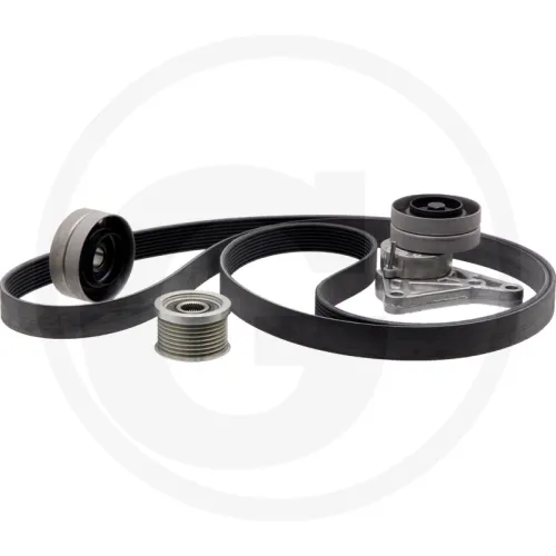 Zestaw z paskiem John Deere  6110, 6210, SE6010, SE6110, SE6210, 6120, 6220, 6320, 6420, 6520, SE6020, SE6120, SE6220, SE6320, SE6420, SE6520