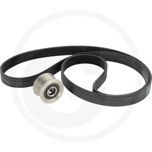 Zestaw z paskiem John Deere  6505, 6510, 6610, SE6510, SE6610, 6515, 6520, 6620, SE6520, SE6620, 6225, 6525, 6130, 6230, 6530, 6630, 6230PR, 6530PR