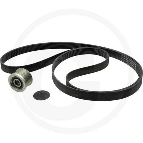 Zestaw z paskiem John Deere  6110, 6210, SE6010, SE6110, SE6210, 6120, 6220, 6320, 6420, 6520, SE6020, SE6120, SE6220, SE6320, SE6420, SE6520