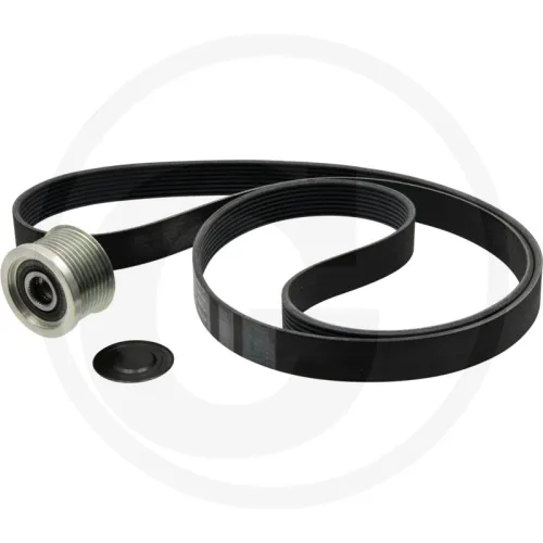 Zestaw z paskiem John Deere  6820, 6920, 6920S, 6325, 6425, 6330, 6430, 6830, 6930, 6330PR, 6830PR, 6930PR, 7430PR, 7530PR