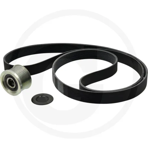 Zestaw z paskiem John Deere  6505, 6510, 6610, SE6510, SE6610, 6515, 6520, 6620, SE6520, SE6620, 6225, 6525, 6130, 6230, 6530, 6630, 6230PR, 6530PR