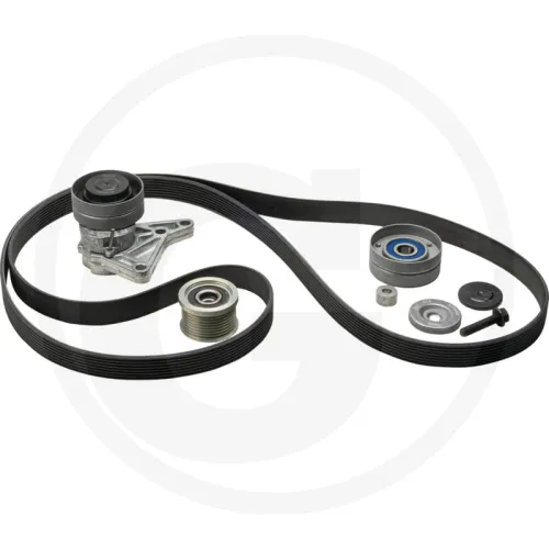 Zestaw z paskiem John Deere  6310, 6410, 6510, 6610, SE6310, SE6410, SE6510, SE6610, 6620, 6130, 6230, 6630, 6230PR, 6630PR, 5820, 5090M