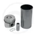 Piston set complete Deutz Engine s: 1011, 1015 Supplied with O-ring 3 rings, Ø 132 mm  gudgeon pin Ø 52 x 110 mm  combustion chamber Ø 84 mm