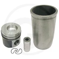 Piston set complete Renault Tractor : 106-54  Engine s: D226-B2, D226-B3, D226-B4, D226-B6 Supplied with O-ring 3 rings, Ø 105 mm  gudgeon pin Ø 35 x