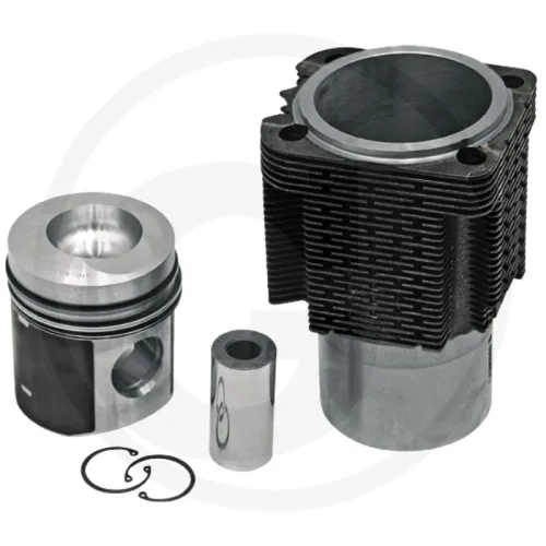 Piston set complete Deutz Engine : BFL913 Supplied with O-ring 4 rings, Ø 102 mm  gudgeon pin Ø 40 x 80 mm  combustion chamber Ø 58 mm  combustion