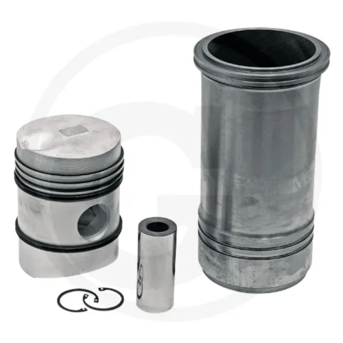 Piston set complete Steyr  80, 86, 380, 480  Engine s: WD113A, WD113U, WD213S, WD318, WD413, WD413C Supplied with O-ring 5 rings, Ø 110 mm  gudgeon