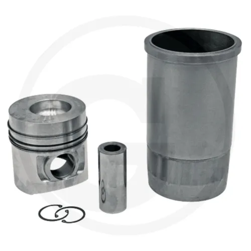 Piston set complete Steyr  540, 540A, 545, 545A, 548, 650, 650A, 658, 760, 760A  Engine s: WD308, WD408 Supplied with O-ring 3 rings, Ø 100 mm