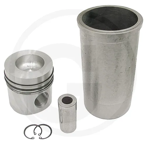 Piston set complete Case IH  844, 844S, 844XL, 845S, 845XL, 884, 885, 895, 4230, 4240  Engine : D268 Supplied with O-ring 3 rings, Ø 100 mm  gudgeon