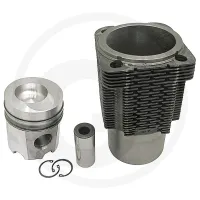Piston set complete Deutz Engine : FL912 Supplied with O-ring 3 rings, Ø 100 mm  gudgeon pin Ø 35 x 80 mm  combustion chamber Ø 55 mm  combustion