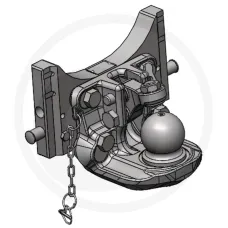 Scharmüller 77703631144A02 — Wewnątrz Scharmüller manualna regulacja wysokości System Fendt System 80