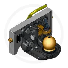 Scharmüller 77703633441 — Zaczep kulowy Scharmüller automatyczna regulacja wysokości system K80, ISO 24347...