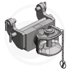 Scharmüller 77705510000 — Dno wtykowe ZM MF 342-399 , Ford Typenzuordnung Anhängekupplung Scharmüller